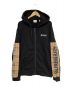 BURBERRY（バーバリー）の古着「ロゴプリント ヴィンテージチェック パネル コットン フーデ」｜ブラック