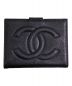CHANEL（シャネル）の古着「二つ折り財布」｜ブラック