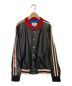 GUCCI（グッチ）の古着「HOOLYWOOD アップリケ シープ レザー ジャケット」｜ブラック