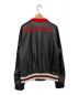 GUCCI (グッチ) HOOLYWOOD アップリケ シープ レザー ジャケット ブラック サイズ:XL：118000円