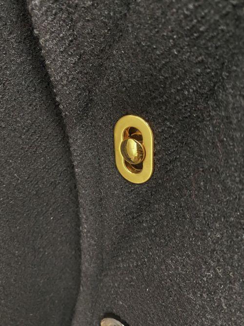 BOTTEGA VENETA（ボッテガベネタ）BOTTEGA VENETA (ボッテガベネタ) 20AW ダブルウールコート ブラック サイズ:50の古着・服飾アイテム