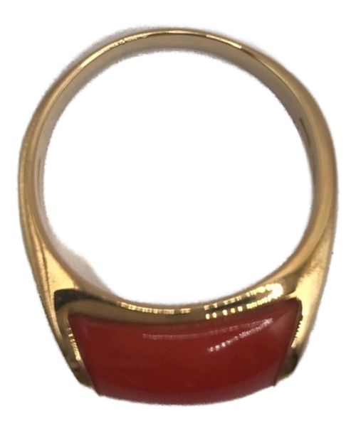 BVLGARI（ブルガリ）BVLGARI (ブルガリ) 珊瑚リング サイズ:14号の古着・服飾アイテム