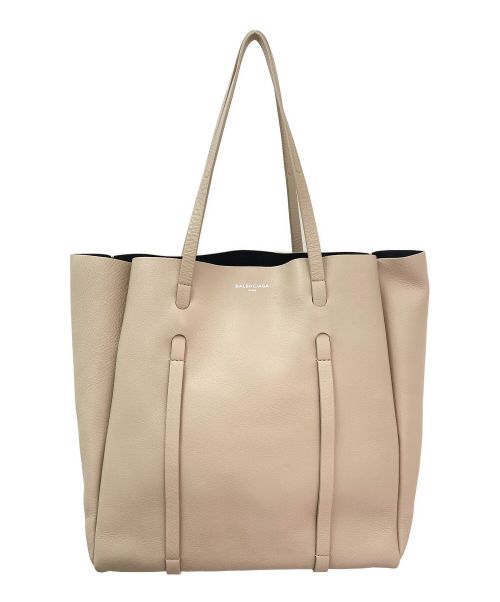 BALENCIAGA（バレンシアガ）BALENCIAGA (バレンシアガ) レザートートバッグ ベージュ サイズ:-の古着・服飾アイテム
