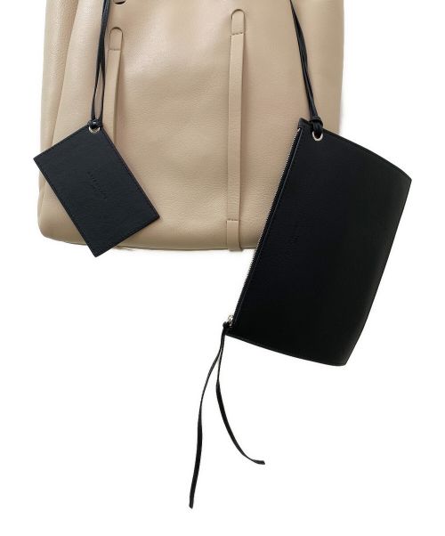 BALENCIAGA（バレンシアガ）BALENCIAGA (バレンシアガ) レザートートバッグ ベージュ サイズ:-の古着・服飾アイテム