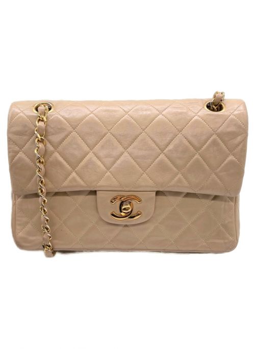 CHANEL（シャネル）CHANEL (シャネル) ダブルフラップマトラッセ ベージュ サイズ:-の古着・服飾アイテム