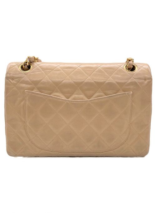 CHANEL（シャネル）CHANEL (シャネル) ダブルフラップマトラッセ ベージュ サイズ:-の古着・服飾アイテム
