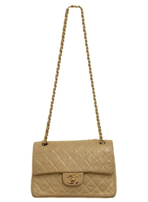 CHANEL（シャネル）CHANEL (シャネル) ダブルフラップマトラッセ ベージュ サイズ:-の古着・服飾アイテム