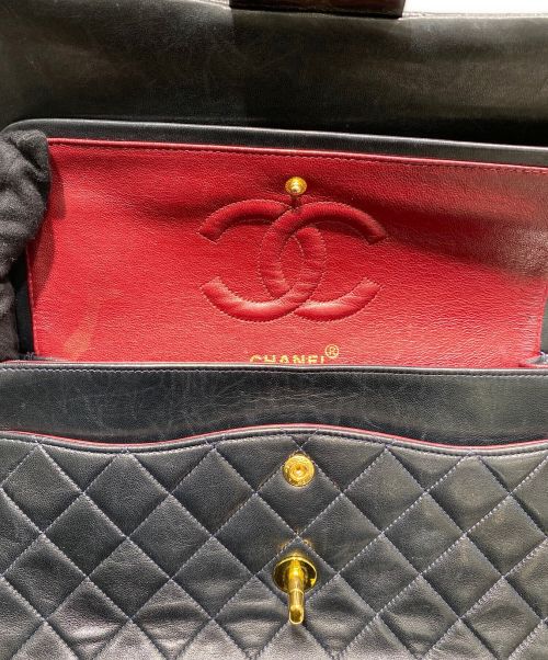 CHANEL（シャネル）CHANEL (シャネル) ダブルフラップマトラッセ ネイビー サイズ:-の古着・服飾アイテム
