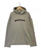 BALENCIAGAバレンシアガ）の古着「オーバーサイズロゴパーカー」｜グレー