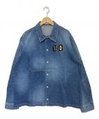 Dior×KENNY SCHARFディオール×ケニー・シャーフ）の古着「Blue Denim Overshirt」｜インディゴ