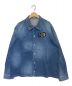 DIOR × KENNY SCHARF（ディオール × ケニーシャーフ）の古着「Blue Denim Overshirt」｜インディゴ