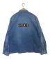 DIOR × KENNY SCHARF (ディオール × ケニーシャーフ) Blue Denim Overshirt インディゴ サイズ:52：89800円