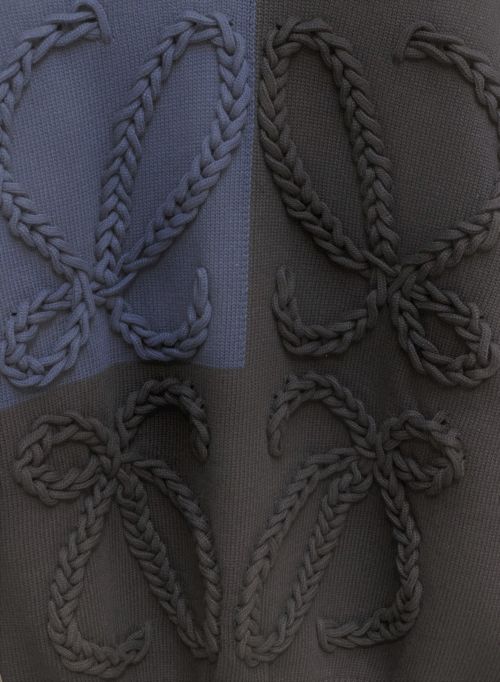LOEWE（ロエベ）LOEWE (ロエベ) 21SS アナグラムコットンセーター ネイビー サイズ:Sの古着・服飾アイテム