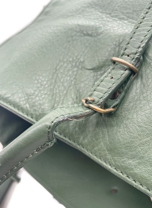 BALENCIAGA（バレンシアガ）BALENCIAGA (バレンシアガ) ザ・ペーパー トートバッグ グリーン サイズ:-の古着・服飾アイテム