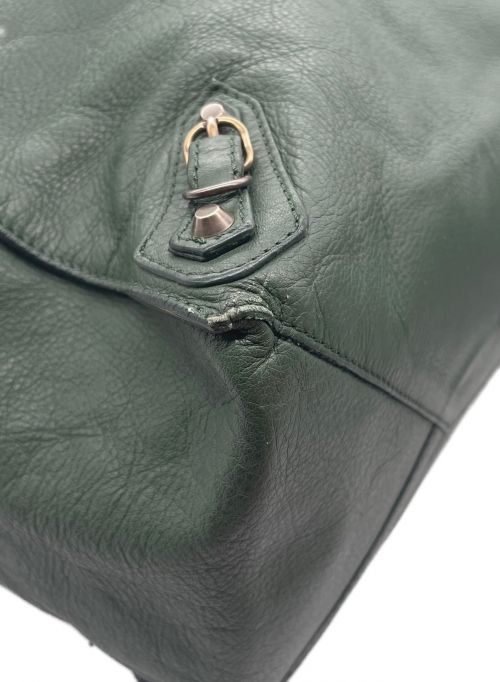 BALENCIAGA（バレンシアガ）BALENCIAGA (バレンシアガ) ザ・ペーパー トートバッグ グリーン サイズ:-の古着・服飾アイテム