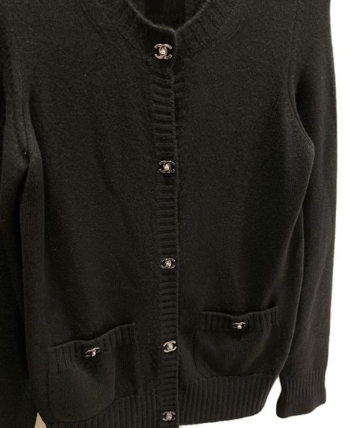 CHANEL（シャネル）CHANEL (シャネル) ターンロックカーディガン ブラック サイズ:34の古着・服飾アイテム