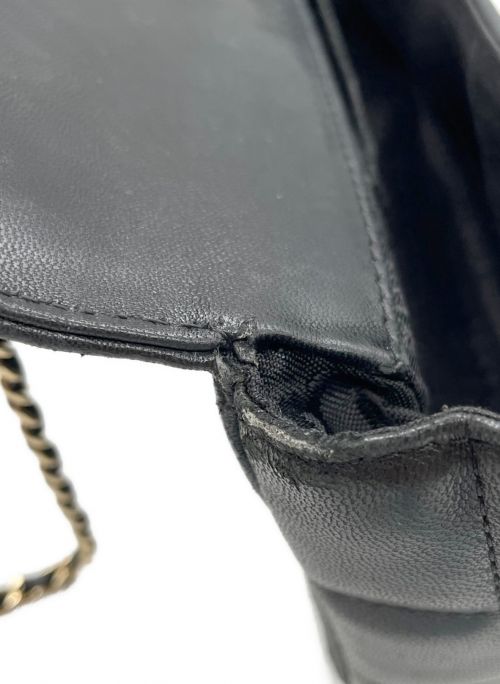 CHANEL（シャネル）CHANEL (シャネル) チェーンショルダーバッグ ブラック サイズ:-の古着・服飾アイテム