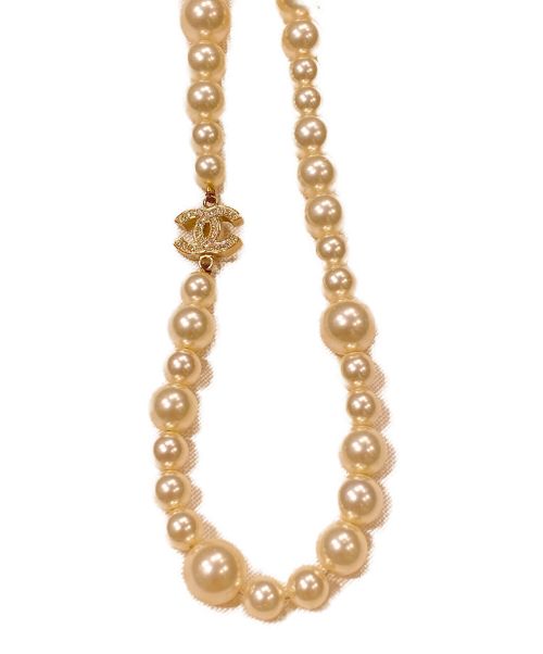 CHANEL（シャネル）CHANEL (シャネル) 3ココマークパールネックレス サイズ:-の古着・服飾アイテム