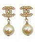 CHANEL（シャネル）の古着「ココマークパールブランコピアス」