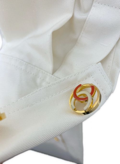 CHANEL（シャネル）CHANEL (シャネル) シャツワンピース ホワイト サイズ:36の古着・服飾アイテム