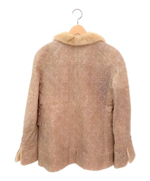 FENDI（フェンディ）FENDI (フェンディ) リバーシブルハーフコート ベージュ サイズ:42の古着・服飾アイテム