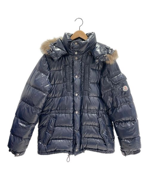 MONCLER（モンクレール）MONCLER (モンクレール) ダウンジャケット ネイビー サイズ:2の古着・服飾アイテム