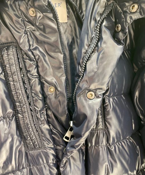 MONCLER（モンクレール）MONCLER (モンクレール) ダウンジャケット ネイビー サイズ:2の古着・服飾アイテム