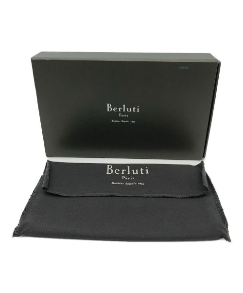 Berluti（ベルルッティ）Berluti (ベルルッティ) 長財布 ブラック サイズ:横幅20cm 未使用品の古着・服飾アイテム