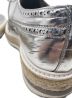 中古・古着 PRADA (プラダ) エスパドリーユウィングチップシューズ シルバー サイズ:8 1/2：13800円