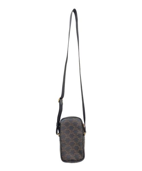 CELINE（セリーヌ）CELINE (セリーヌ) ミニポケットメッセンジャーバッグ ブラック サイズ:-の古着・服飾アイテム