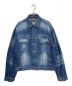 BALENCIAGA (バレンシアガ)  LOGO EMBROIDERY DENIM JACKET インディゴ サイズ:SIZE 44：69800円