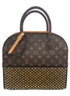 LOUIS VUITTON×Christian Louboutinルイ ヴィトン×クリスチャン・ルブタン）の古着「ハンドバッグ」｜ブラウン×レッド