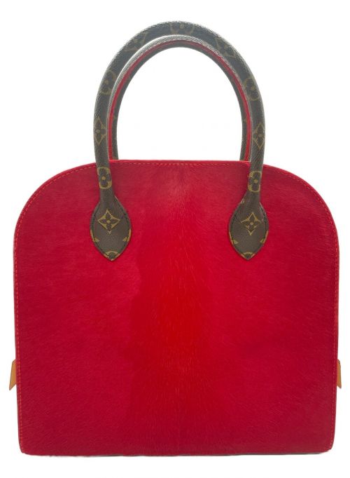 LOUIS VUITTON（ルイ ヴィトン）LOUIS VUITTON×Christian Louboutin (ルイヴィトン×クリスチャン・ルブタン) ハンドバッグ ブラウン×レッド サイズ:-の古着・服飾アイテム