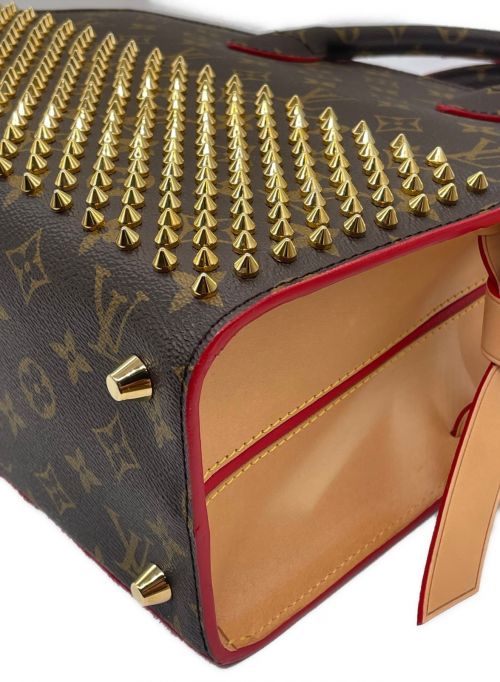 LOUIS VUITTON（ルイ ヴィトン）LOUIS VUITTON×Christian Louboutin (ルイヴィトン×クリスチャン・ルブタン) ハンドバッグ ブラウン×レッド サイズ:-の古着・服飾アイテム