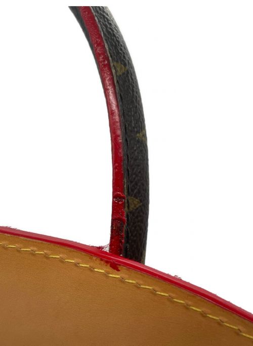 LOUIS VUITTON（ルイ ヴィトン）LOUIS VUITTON×Christian Louboutin (ルイヴィトン×クリスチャン・ルブタン) ハンドバッグ ブラウン×レッド サイズ:-の古着・服飾アイテム