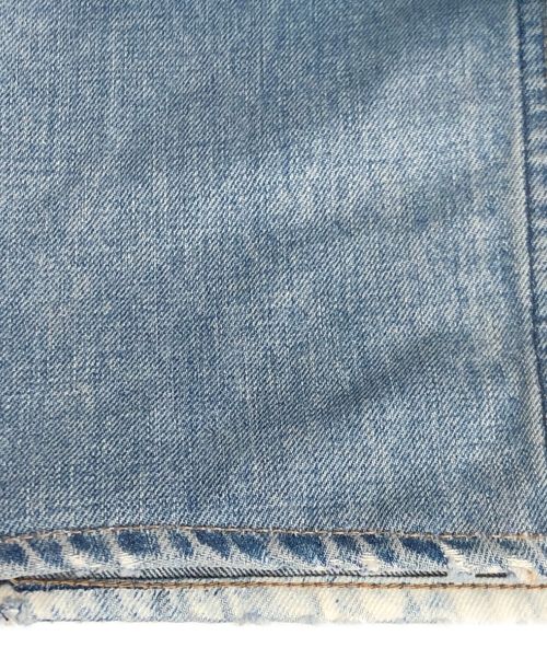 CELINE（セリーヌ）CELINE (セリーヌ) 20SS ツートーンデニム ホワイト×ブルー サイズ:26の古着・服飾アイテム