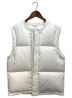 JIL SANDER（ジルサンダー）の古着「ダウンベスト」｜ホワイト