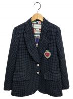 GUCCIグッチ）の古着「テーラードジャケット」｜ネイビー