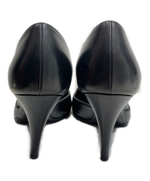 CHANEL（シャネル）CHANEL (シャネル) ココマークヒールパンプス ブラック サイズ:35 1/2の古着・服飾アイテム