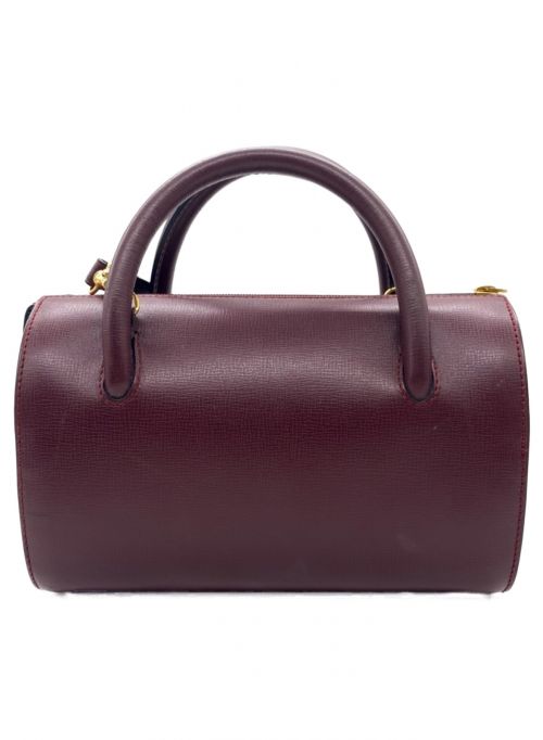 Cartier（カルティエ）Cartier (カルティエ) ミニボストンバッグ ボルドー サイズ:-の古着・服飾アイテム