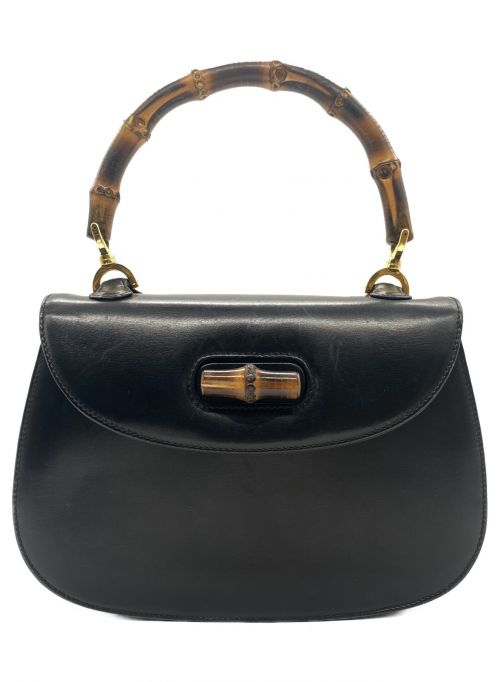 GUCCI（グッチ）GUCCI (グッチ) バンブーハンドバッグ ブラック サイズ:-の古着・服飾アイテム