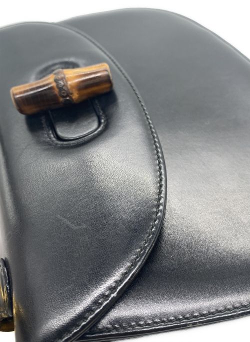 GUCCI（グッチ）GUCCI (グッチ) バンブーハンドバッグ ブラック サイズ:-の古着・服飾アイテム