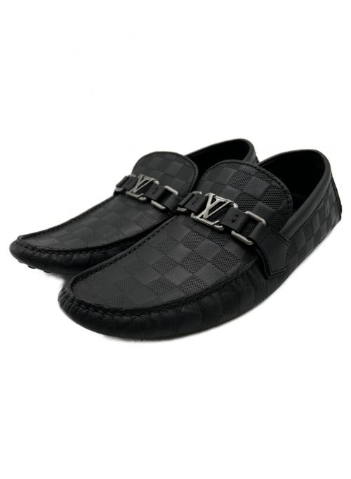 LOUIS VUITTON（ルイ ヴィトン）LOUIS VUITTON (ルイ ヴィトン) ドライビングシューズ ブラック サイズ:7の古着・服飾アイテム
