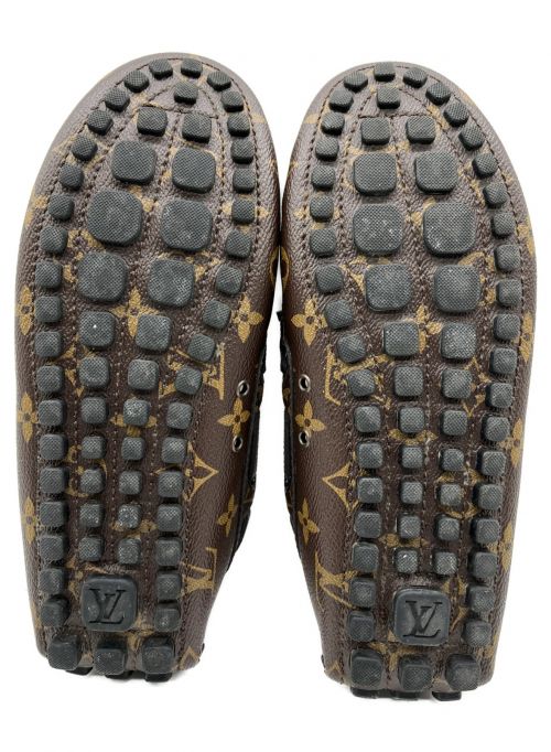 LOUIS VUITTON（ルイ ヴィトン）LOUIS VUITTON (ルイ ヴィトン) ドライビングシューズ ブラウン サイズ:5の古着・服飾アイテム