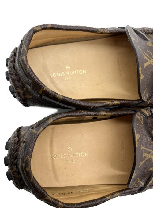 LOUIS VUITTON（ルイ ヴィトン）LOUIS VUITTON (ルイ ヴィトン) ドライビングシューズ ブラウン サイズ:5の古着・服飾アイテム
