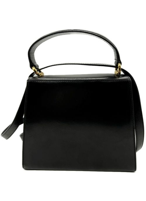 Salvatore Ferragamo（サルヴァトーレ フェラガモ）Salvatore Ferragamo (サルヴァトーレ フェラガモ) 2WAYショルダーバッグ ブラック サイズ:-の古着・服飾アイテム