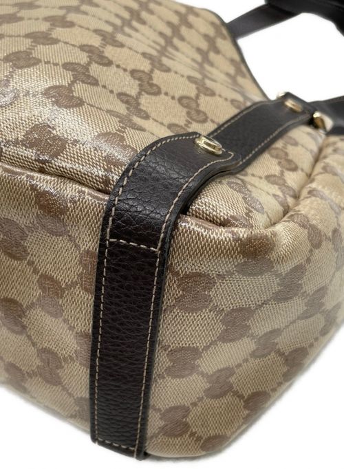 GUCCI（グッチ）GUCCI (グッチ) GGクリスタル ショルダーバッグ ベージュ サイズ:-の古着・服飾アイテム