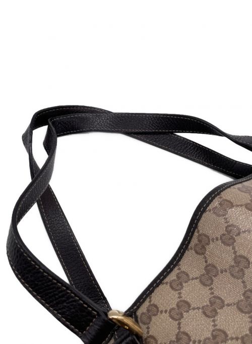 GUCCI（グッチ）GUCCI (グッチ) GGクリスタル ショルダーバッグ ベージュ サイズ:-の古着・服飾アイテム