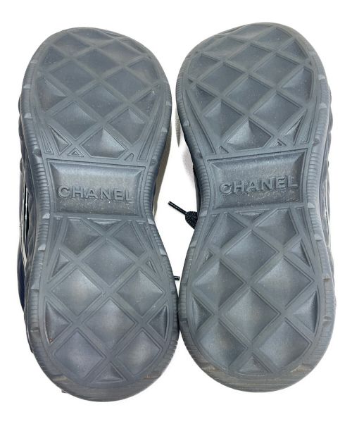 CHANEL（シャネル）CHANEL (シャネル) ナイロンスウェードスニーカー ブラック サイズ:37の古着・服飾アイテム