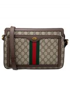 GUCCIグッチ）の古着「ミディアムショルダーバッグ」｜ベージュ